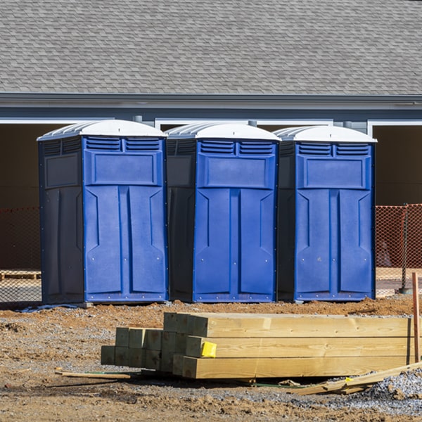 how do you dispose of waste after the portable toilets have been emptied in Menlo